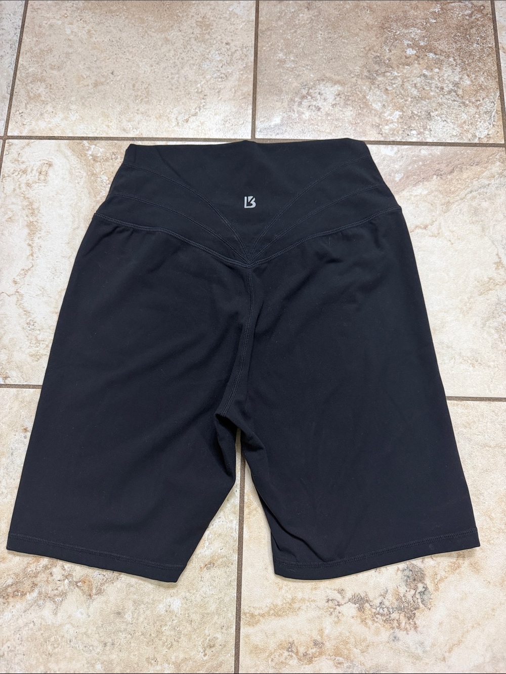 Buffbunny Collection Legacy Black High-Waist Biker Shorts Size M 6”
